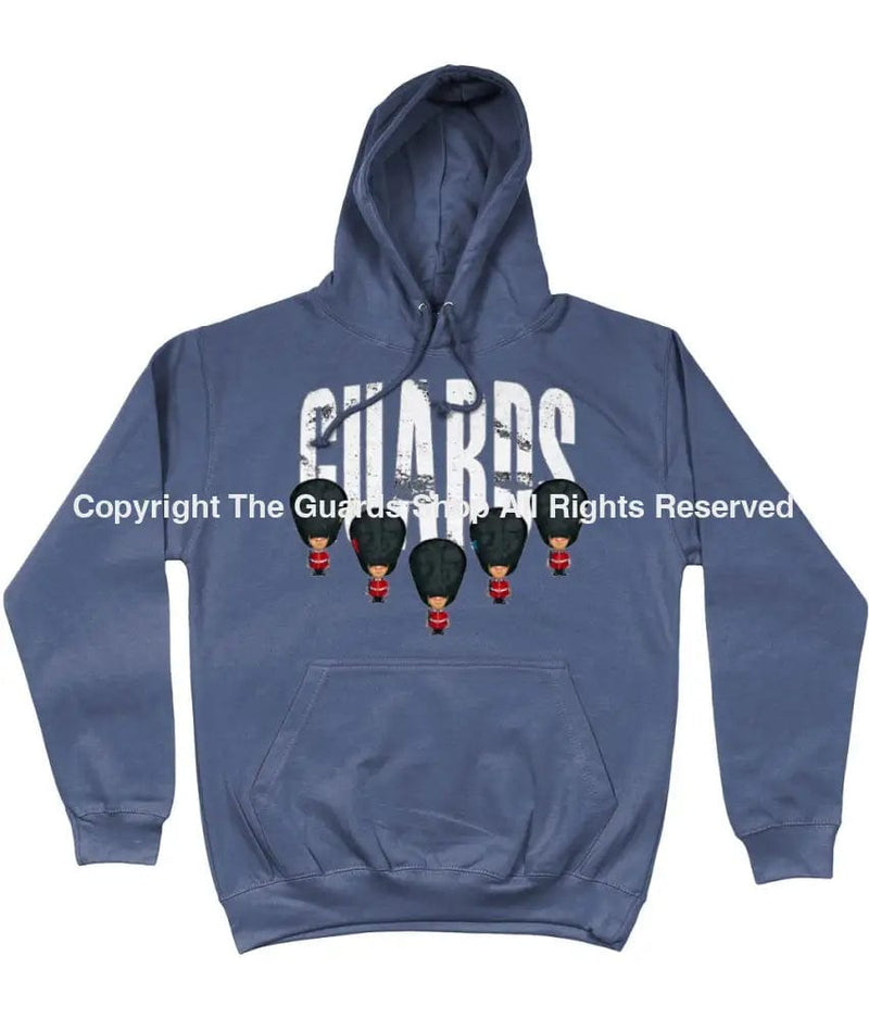 Guards On Parade Front Printed Hoodie Xs - 34 Inch Chest / Air Force Blue Hoodie