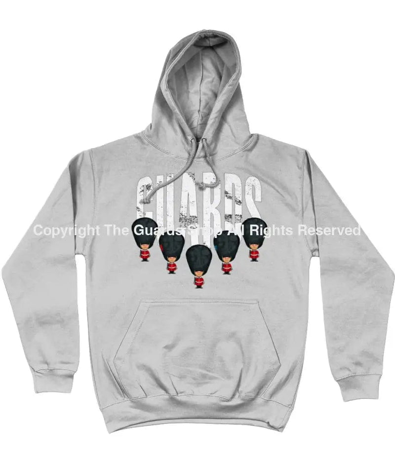 Guards On Parade Front Printed Hoodie Xs - 34 Inch Chest / Heather Grey Hoodie