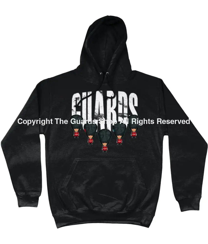 Guards On Parade Front Printed Hoodie Xs - 34 Inch Chest / Jet Black Hoodie