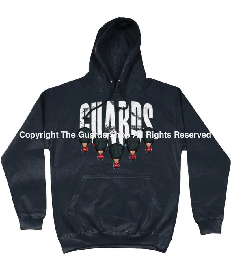 Guards On Parade Front Printed Hoodie Xs - 34 Inch Chest / New French Navy Hoodie
