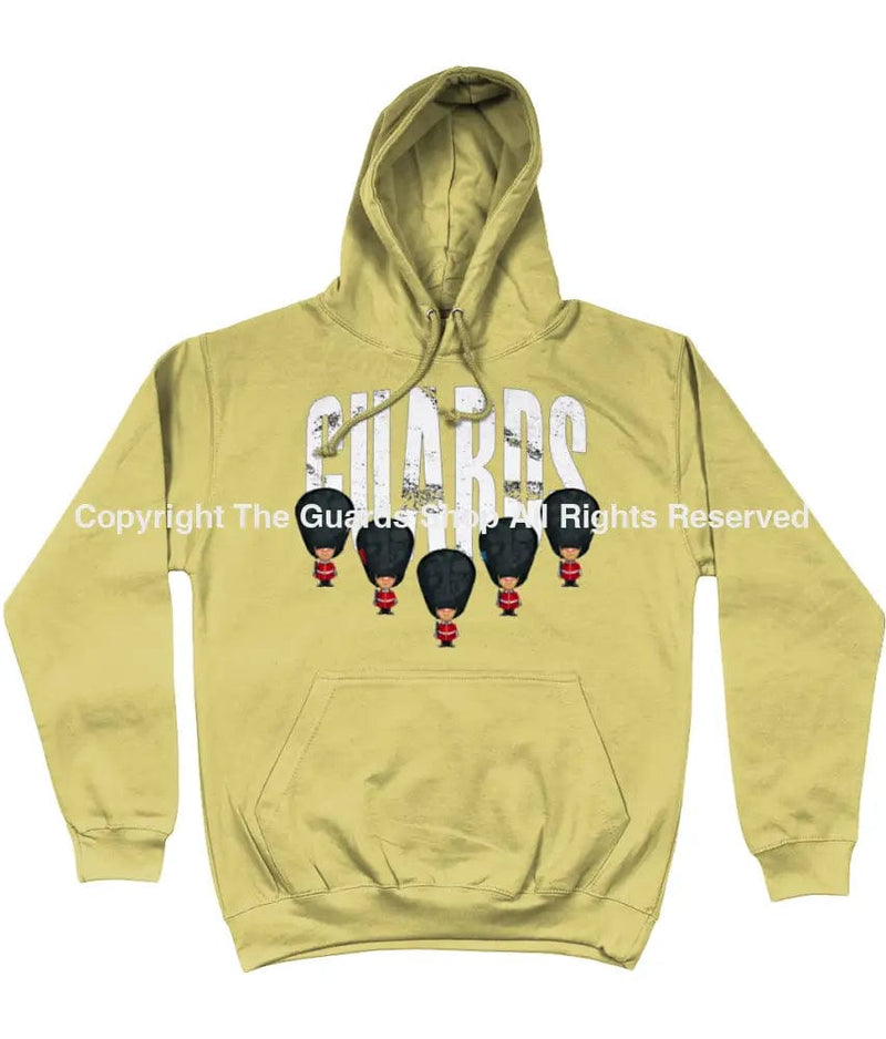 Guards On Parade Front Printed Hoodie Xs - 34 Inch Chest / Sand Hoodie