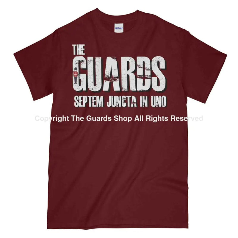 Guards Printed T-Shirt Small 34/36’ / Maroon