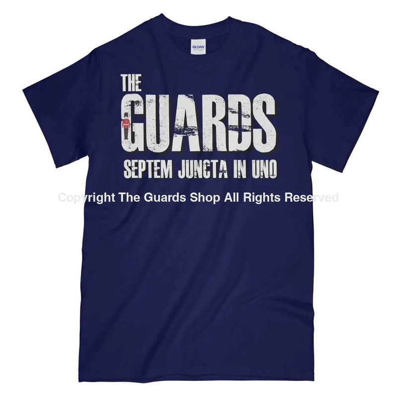 Guards Printed T-Shirt Small 34/36’ / Navy Blue