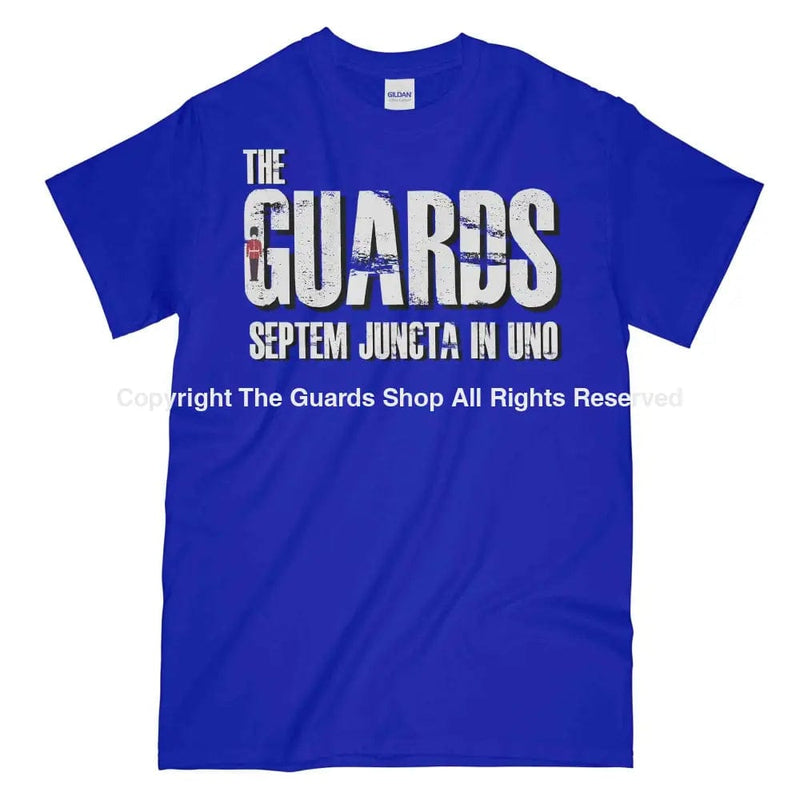 Guards Printed T-Shirt Small 34/36’ / Royal Blue