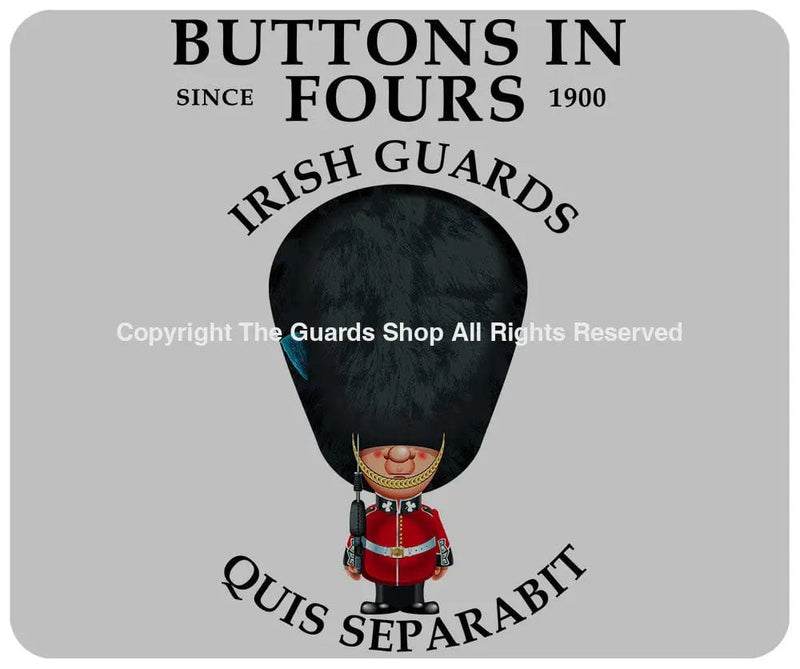Irish Guards Buttons In Four's 4 Pack of Placemats