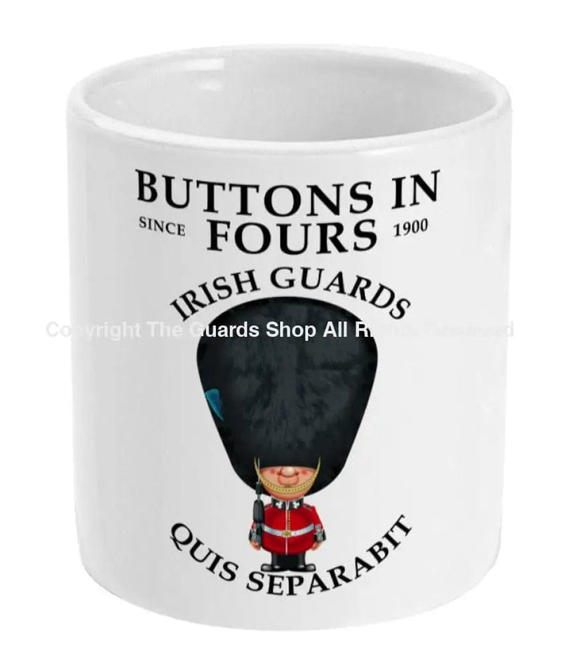 Irish Guards Buttons in Fours Ceramic Mug