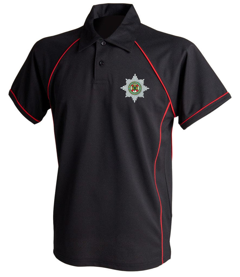 POLO Shirt - The Irish Guards Performance Polo 'Multi Logo Options Build Your Own Shirt'
