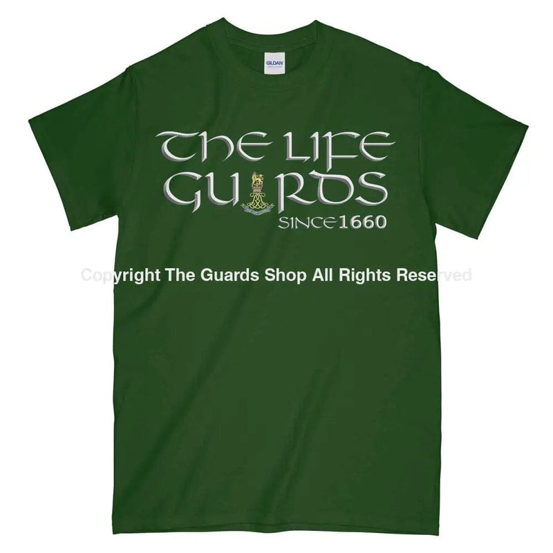 Life Guards Since 1660 Printed T-Shirt Small - 34/36’ / Commando Green