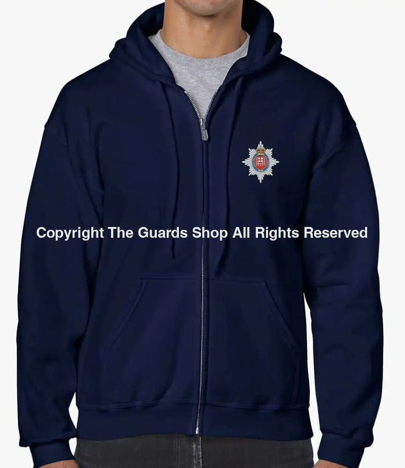 London Guards Unisex Full Zip Hoodie