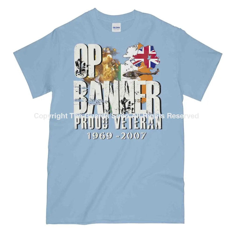 OP BANNER PROUD VETERAN Printed T-Shirt