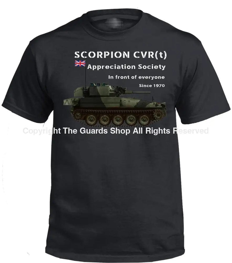 Scorpion Cvrt Printed T-Shirt Small - 34/36’ / Black T-Shirt