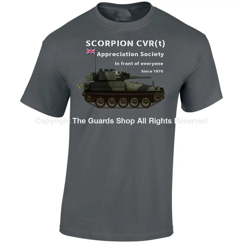 Scorpion Cvrt Printed T-Shirt Small - 34/36’ / Charcoal T-Shirt