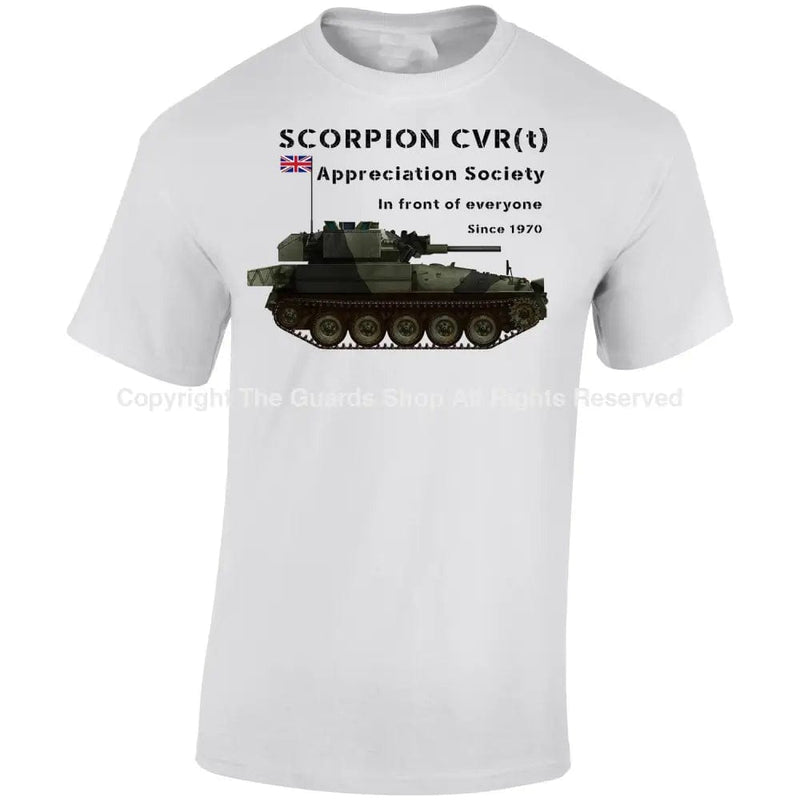 Scorpion Cvrt Printed T-Shirt Small - 34/36’ / White T-Shirt