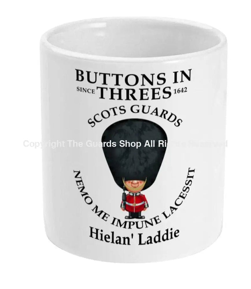 Scots Guards Buttons in Three's Ceramic Mug