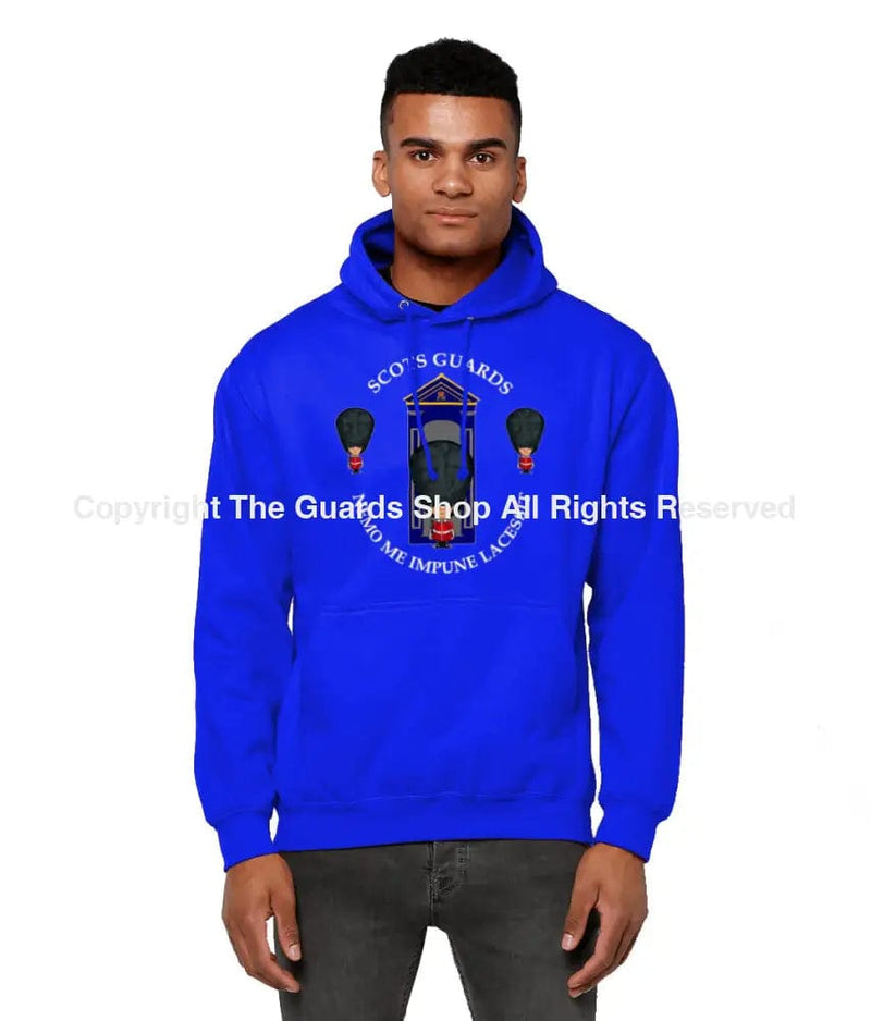 Scots Guards On Sentry Front Printed Hoodie (Armed Forces)