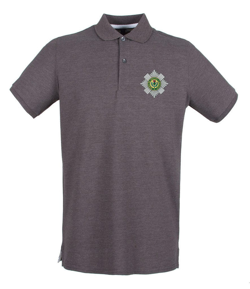 Scots Guards Embroidered Pique Polo Shirt