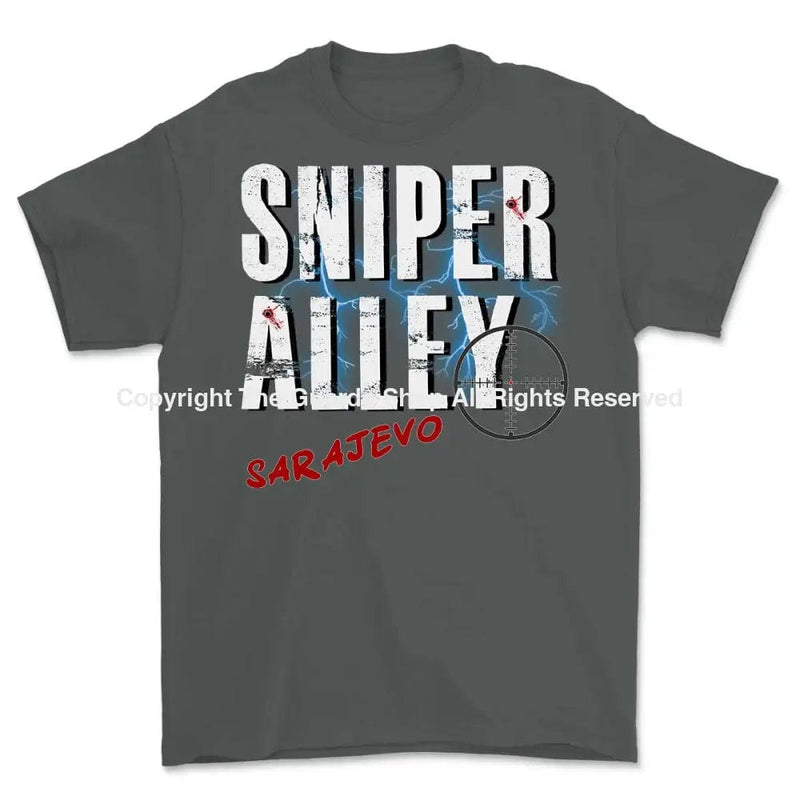 SNIPER ALLEY SARAJEVO Printed T-Shirt