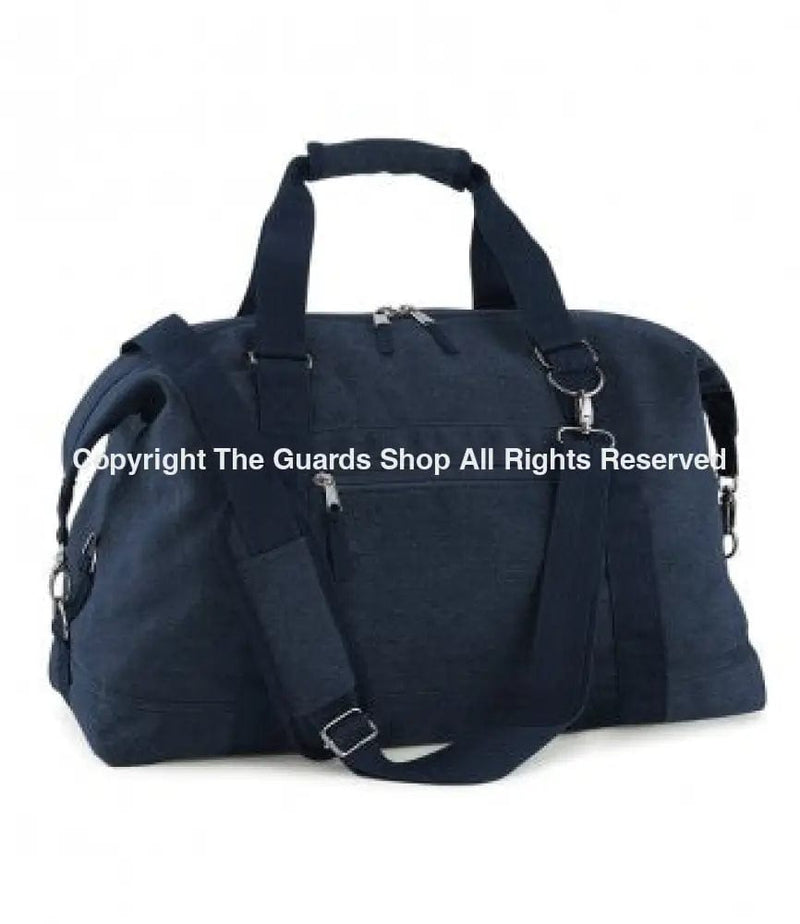 The Blues And Royals Vintage Canvas Satchel Oxford Navy Blue / One Size Bags & Satchels