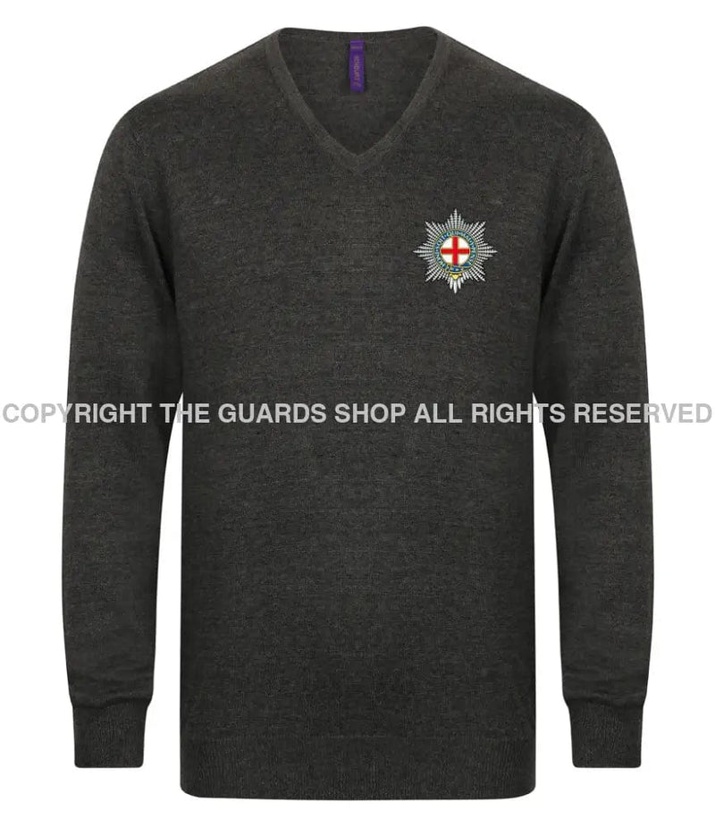 V Neck Sweater - The Coldstream Guards Lightweight V Neck Sweater