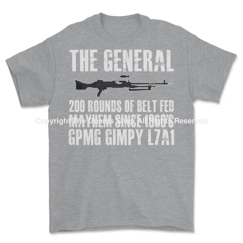 THE GENERAL GPMG Front Print T-Shirt