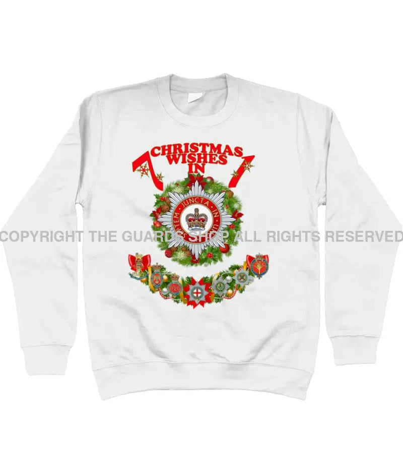 The Household Division Christmas Sweater Xs - 34 Inch Chest / Arctic White Sweatshirt
