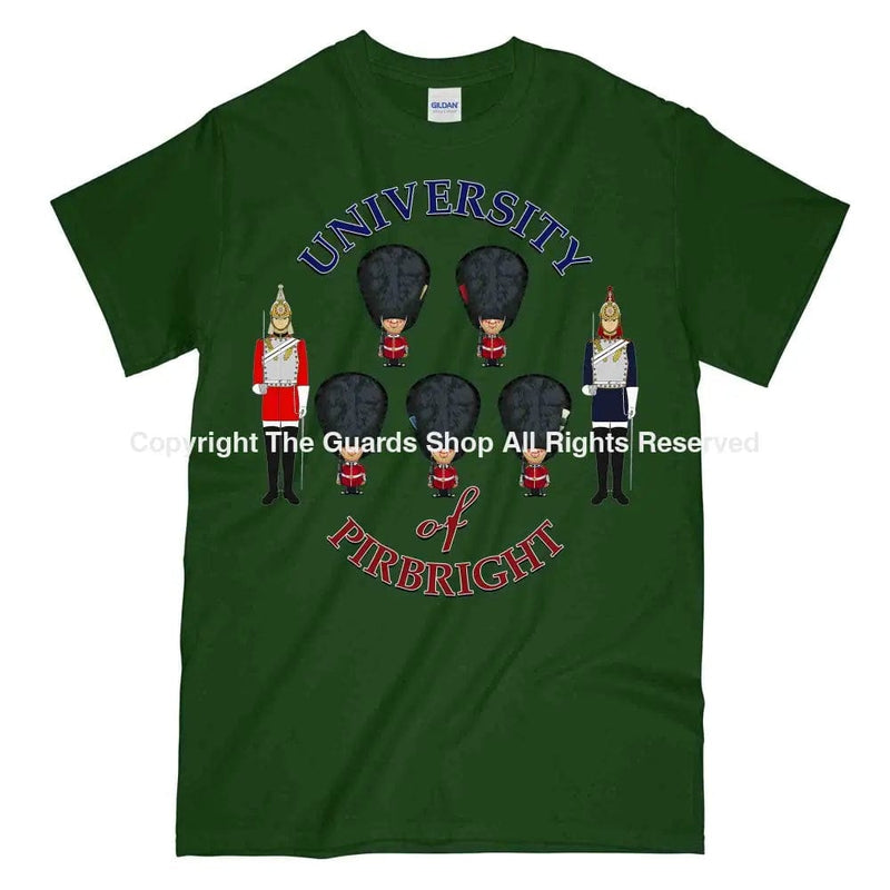 University Of Pirbright Guards Printed T-Shirt Small - 34/36’ / Commando Green