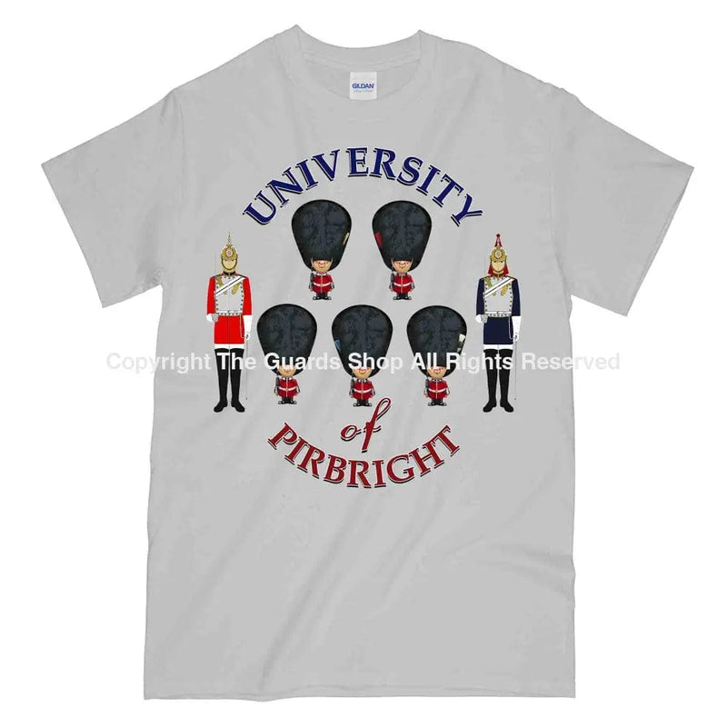 University Of Pirbright Guards Printed T-Shirt Small - 34/36’ / Sports Grey