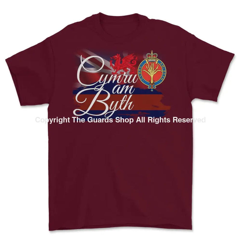 Welsh Guards Cymru Am Byth Brb Printed T-Shirt