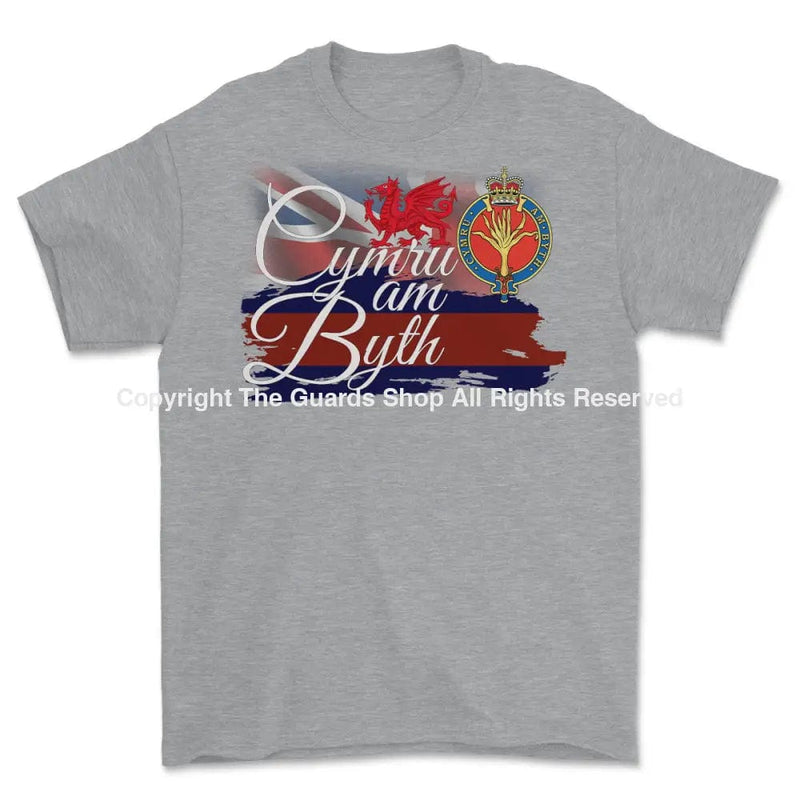Welsh Guards Cymru Am Byth Brb Printed T-Shirt