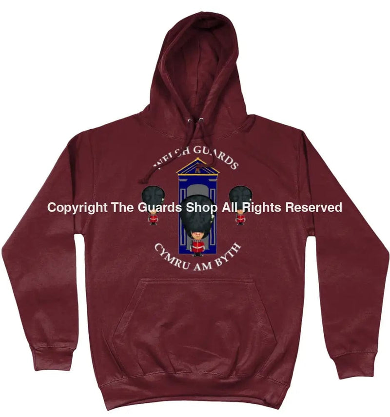 WELSH GUARDS ON SENTRY Front Printed Hoodie