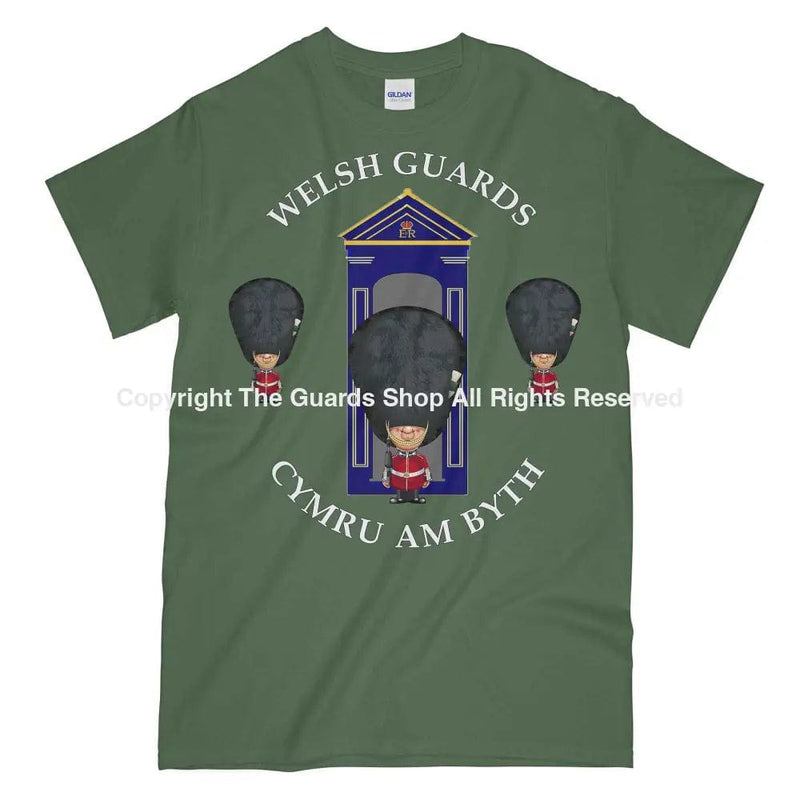 WELSH GUARDS on Sentry Military Printed T-Shirt