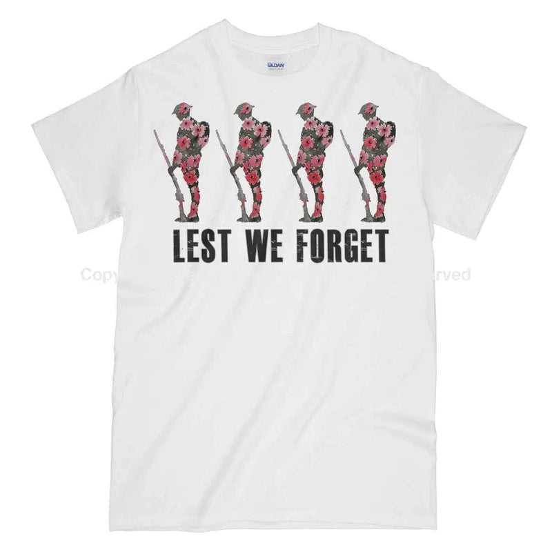 WW1 Tommy Lest We Forget Printed T-Shirt