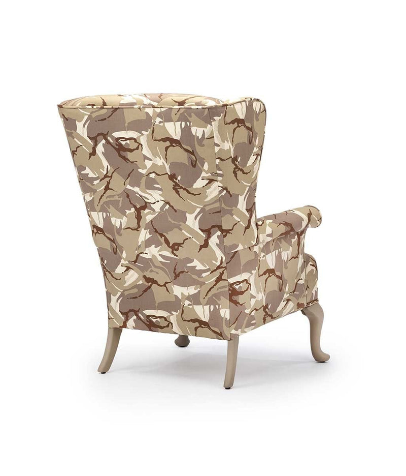 THE ARMY DESERT CAMO WING CHAIR