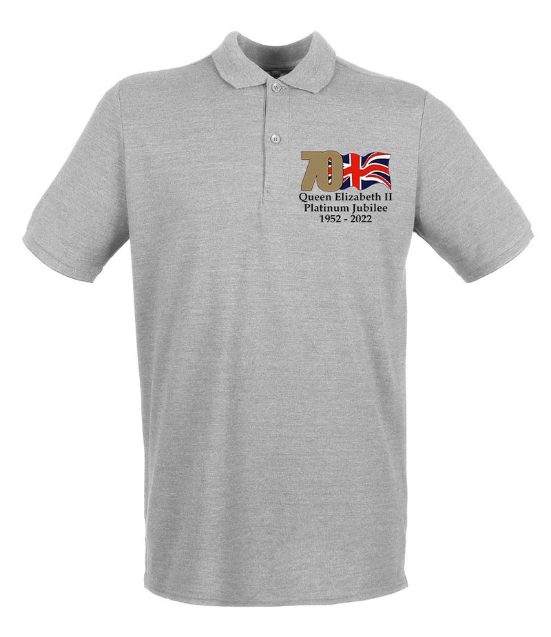 The Queen's Platinum Jubilee 2022 Embroidered Polo Shirt