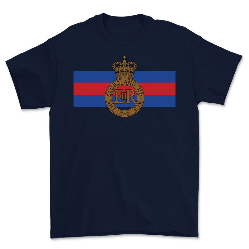 Blues And Royals Cap Badge Printed T-Shirt