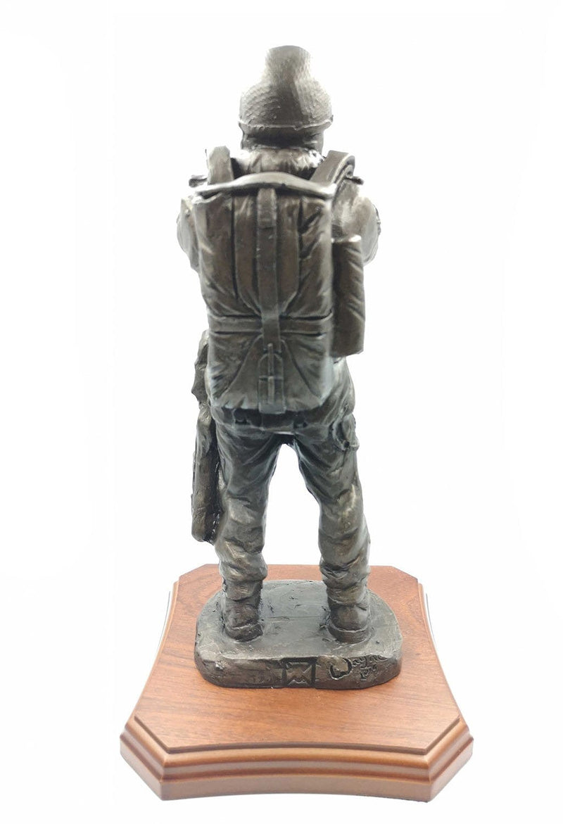 British Paratrooper Cold Cast Bronze Statue