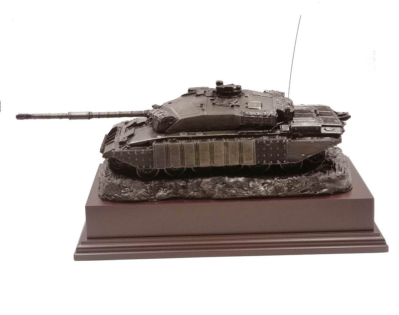 CHALLENGER 1 GULF WAR Chobham Armoured Cold Cast Bronze Tank