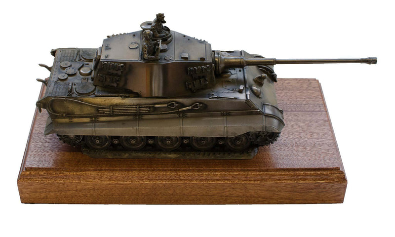 German King Tiger 2 Cast Bronze Tank