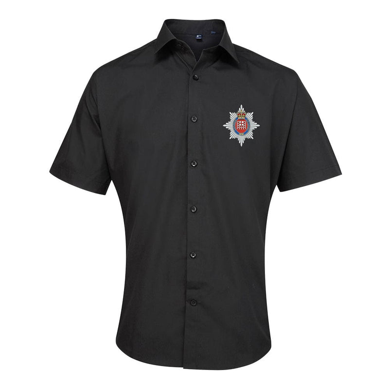 London Guards Embroidered Short Sleeve Oxford Shirt