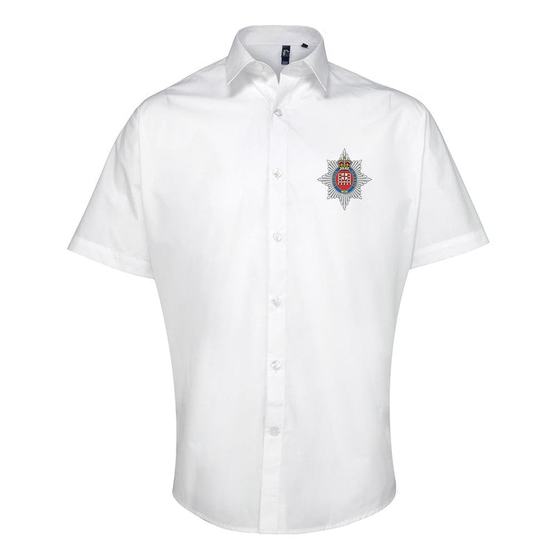 London Guards Embroidered Short Sleeve Oxford Shirt
