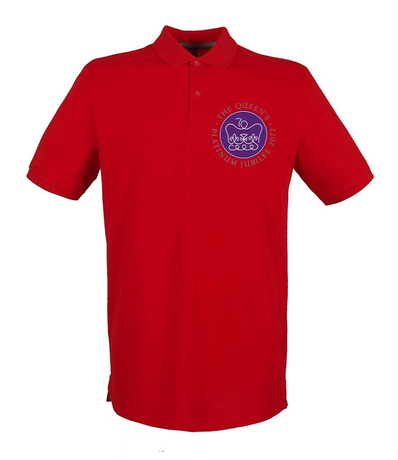 Official Queen's Platinum Jubilee 2022 Embroidered Polo Shirt