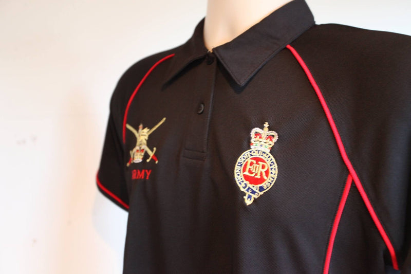POLO Shirt - The Household Cavalry Performance Polo 'Multi Logo Options Build Your Own Shirt'
