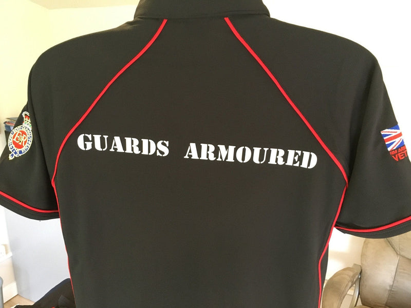POLO Shirt - The Irish Guards Performance Polo 'Multi Logo Options Build Your Own Shirt'