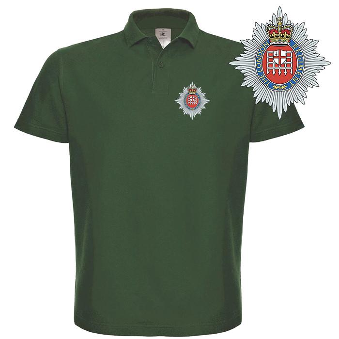 POLO Shirt - The London Regiment Embroidered Pique Polo Shirt