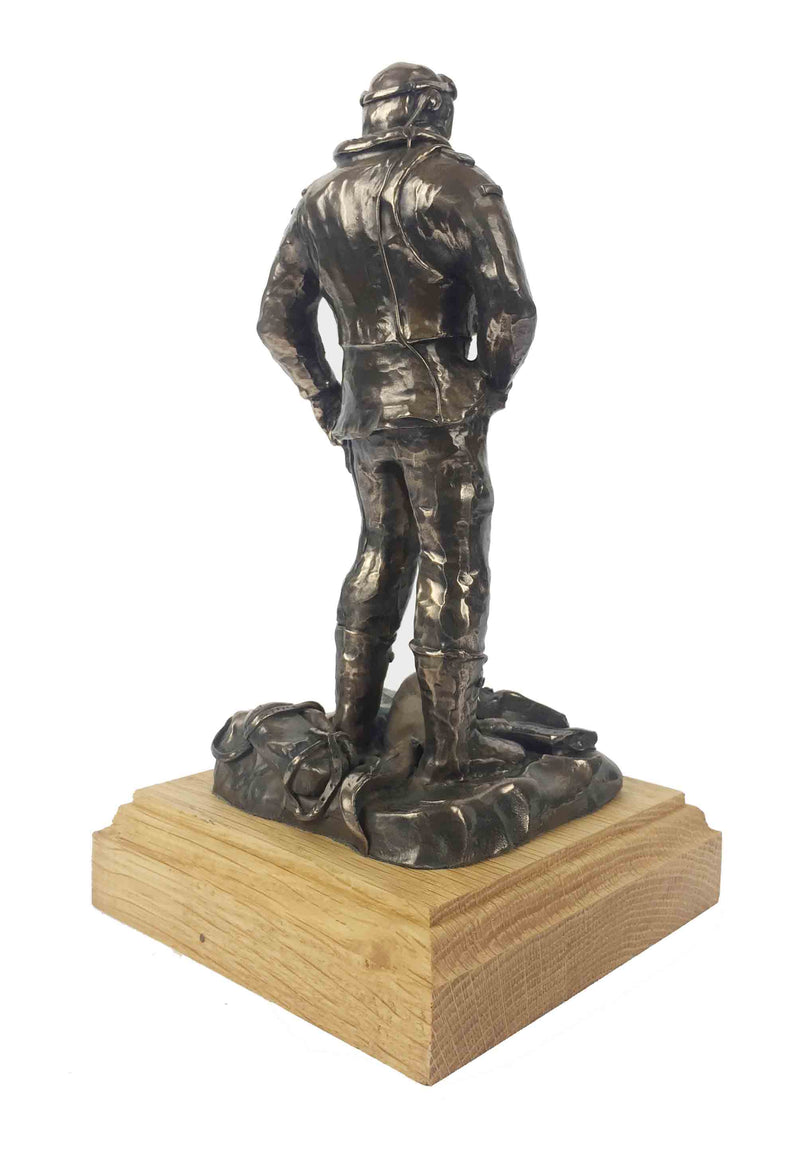 RAF World War 2 Fighter Pilot Bronze Statue