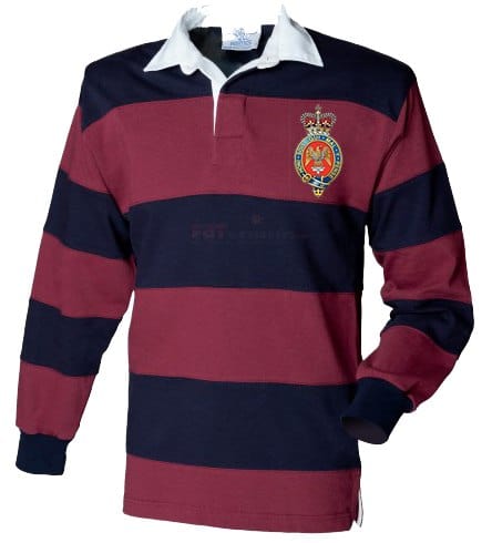 Rugby Shirt - The Blues And Royals Stripe BRB Rugby Shirt