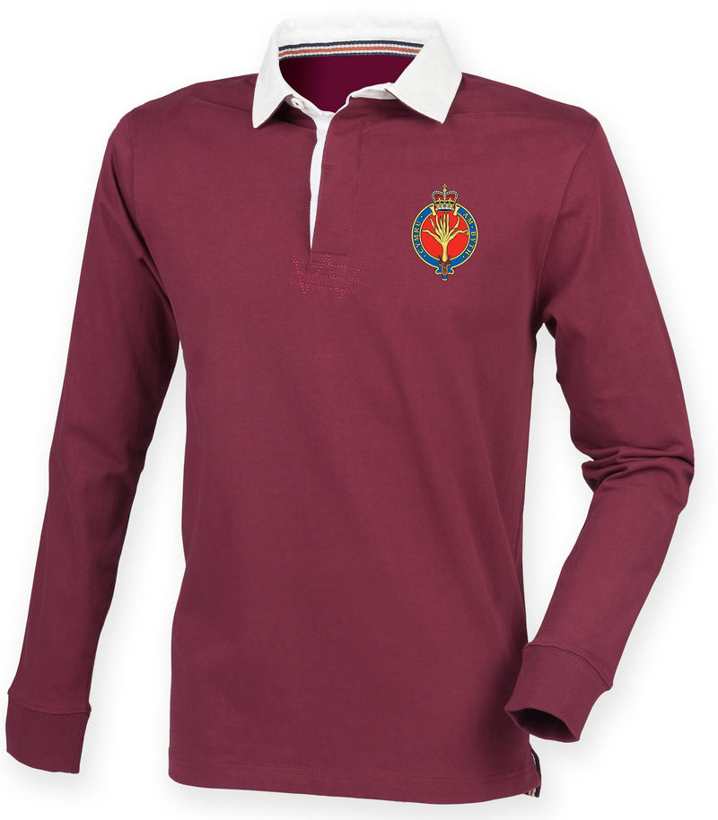 Rugby Shirts - The Welsh Guards Premium Superfit Embroidered Rugby Shirt