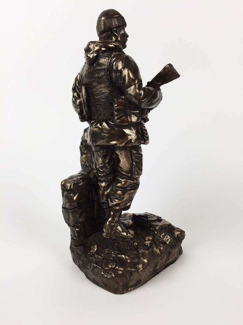 SAS Trooper Soldier Cold Cast Bronze Military Statue